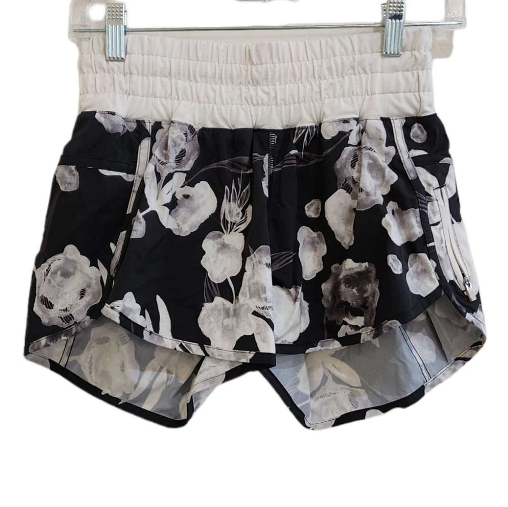 Lululemon Hotty Hot Floral Athletic Shorts